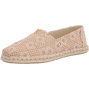 TOMS Alpargata Rope Espadrille Slip-on Flats Beige Cream Size 8.5